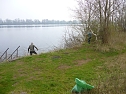 Aufr&auml;umaktion an den Kiesseen (Foto: Reinhard Koch)