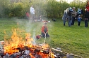 Osterfeuer in Obergebra (Foto: Michael Randel)