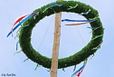 Maibaum gesetzt (Foto: Berti Voigt)