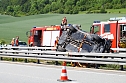 Unfall auf der A 38 Richtung G&ouml;ttingen (Foto: Bernd Peter)