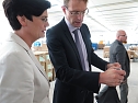 Christine Lieberknecht auf Tour bei Norsystec (Foto: nnz)