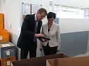 Christine Lieberknecht auf Tour bei Norsystec (Foto: nnz)