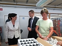 Christine Lieberknecht auf Tour bei Norsystec (Foto: nnz)