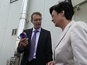Christine Lieberknecht auf Tour bei Norsystec (Foto: nnz)