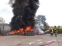 Reifenlager brannte (Foto: nnz)