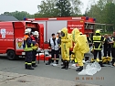 Katastrophenschutz &uuml;bte den Ernstfall (Foto: A. Liesegang)