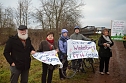 Protest gegen Probebohrungen (Foto: H. Michel) Protest gegen Probebohrungen (Foto: H. Michel)
