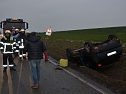 Überschlag auf der Bundesstraße (Foto: nnz) Überschlag auf der Bundesstraße (Foto: nnz)