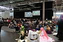 Auf der Manga-Convention der Leipziger Buchmesse versammelten sich die deutschen "Kostümspieler", Mangafreunde und Comicfans (Foto: Peter Blei) Auf der Manga-Convention der Leipziger Buchmesse versammelten sich die deutschen "Kostümspieler", Mangafreunde und Comicfans (Foto: Peter Blei)