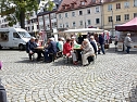 Geranien - und Blumenmarkt auf dem Nordh&auml;user Rathausplatz (Foto: Peter Blei)