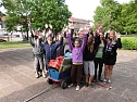 Abenteuer in der Wildnis vor der eigenen Haustür - Ellrichs Regelschüler erkundeten den Stadtwald (Foto: Daniela Hottenroth) Abenteuer in der Wildnis vor der eigenen Haustür - Ellrichs Regelschüler erkundeten den Stadtwald (Foto: Daniela Hottenroth)