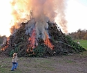 Osterfeuer in Herreden (Foto: M. Samel)