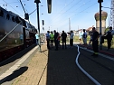 Lok-Spektakel im Bahnhof Nordhausen - zweimal eine "01" (Foto: nnz)