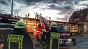 Alte Lagerhalle bannte (Foto: Feuerwehr Bleicherode)