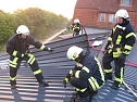 Alte Lagerhalle bannte (Foto: Feuerwehr Bleicherode)