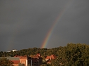 Regenbogen &uuml;ber Nordhausen (Foto: Bernd Thielbeer)