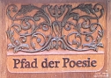 Pfad der Poesie im Park Hohenrode (Foto: Peter Blei)
