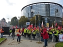 Demonstranten machten Druck (Foto: Harald Buntfu&szlig;)