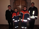 Kreis-Jugendfeuerwehrwartin Manja Bernsdorf, Marcel Unger, Kevin Höhnel, Enrico Gothe (Foto: privat) Kreis-Jugendfeuerwehrwartin Manja Bernsdorf, Marcel Unger, Kevin Höhnel, Enrico Gothe (Foto: privat)