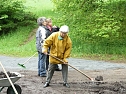Arbeit im Park (Foto: nnz)