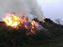 Vorzeitiges Osterfeuer (Foto: privat)