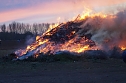 Osterfeuer in Bielen (Foto: Nicole Schulz)