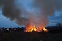 Osterfeuer in Bielen (Foto: Nicole Schulz)