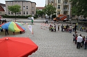 "Sicherheit braucht K&ouml;pfchen" auf dem Theaterplatz Nordhausen (Foto: Angelo Glashagel)