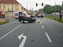 Unfall in der Helmestra&szlig;e (Foto: nnz)
