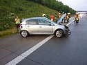 Unfall auf der Autobahn (Foto: privat) Unfall auf der Autobahn (Foto: privat)