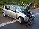 Unfall auf der Autobahn (Foto: privat) Unfall auf der Autobahn (Foto: privat)