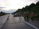 Unfall auf der Autobahn (Foto: privat) Unfall auf der Autobahn (Foto: privat)