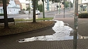 Rohrbruch in der T&ouml;pferstra&szlig;e (Foto: Peter Blei)