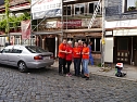 Arbeitseinsatz der Kreissparkasse Nordhausen im Altendorf 48 (Foto: Kreissparkasse Nordhausen)