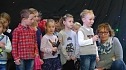 �. und seine Freunde von der Kita Tierh&auml;uschen erhielten viel Applaus f&uuml;r ihre Lieder und Gedichte. (Foto: Autohaus Peter/Wiesner)