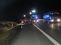 Unfall auf den A 38 (Foto: Feuerwehr Bleicherode)