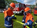 Hohnsteiner Jugendfeuerwehren im Pr&uuml;fungsstress (Foto: Ch. Burkert)