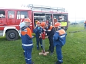Hohnsteiner Jugendfeuerwehren im Pr&uuml;fungsstress (Foto: Ch. Burkert)
