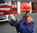 auf dem Gel&auml;nde der Freiwilligen Feuerwehr Bleicherode stellten sich die Kinder der Pr&uuml;fung des Leistungsabzeichens der Th&uuml;ringer Jugendfeuerwehr f (Foto: Pressestelle Landratsamt Nordhausen)