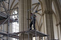 Sanierungsarbeiten im Dom zum Heiligen Kreuz (Foto: Angelo Glashagel)