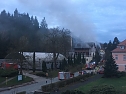 Feuer im ehemaligen Sanatorium (Foto: privat)