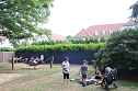 Zum Sommerfest konnte man sich am Familienzentrum gleich &uuml;ber zwei gro&szlig;z&uuml;gige Spenden freuen (Foto: Angelo Glashagel)