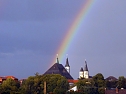 Regenbogen &uuml;ber Nordhausen (Foto: Bernd Thielbeer)