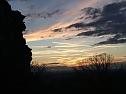 Abendstimmung auf dem Hohnstein (Foto: Ch. Burkert)