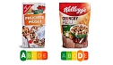 Es liegt vor allem am hohen Anteil gesättigter Fette, dass das Crunchy Müsli von Kellogg’s deutlich schlechter abschneidet als das günstigere Früchte-Müsli von Edeka. Aber auch der geringere Fruchtanteil, die höhere Kalorienzahl sowie ein Mehr an Zucker und Salz schlagen negativ zu Buche. (Foto: foodwatch) Es liegt vor allem am hohen Anteil gesättigter Fette, dass das Crunchy Müsli von Kellogg’s deutlich schlechter abschneidet als das günstigere Früchte-Müsli von Edeka. Aber auch der geringere Fruchtanteil, die höhere Kalorienzahl sowie ein Mehr an Zucker und Salz schlagen negativ zu Buche. (Foto: foodwatch)