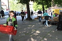 Kila-B&uuml;cherflohmarkt auf dem Blasii-Kirchplatz (Foto: Angelo Glashagel)