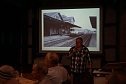 Vortrag zur Geschichte der Bahnstrecke Nordhausen - Northeim (Foto: Marie-Luis Zahradnik)