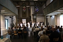 Podiumsdiskussion in der Altendorfer Kirche (Foto: Angelo Glashagel)