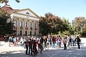 Fridays for Future Demonstration auf dem Theaterplatz (Foto: Angelo Glashagel)
