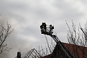 Dachstuhlbrand in Wülfingerode (Foto: S. Dietzel) Dachstuhlbrand in Wülfingerode (Foto: S. Dietzel)